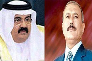  الرئيس اليمني يبحث هاتفيا مع أمير قطر العلاقات الثنائية ..  