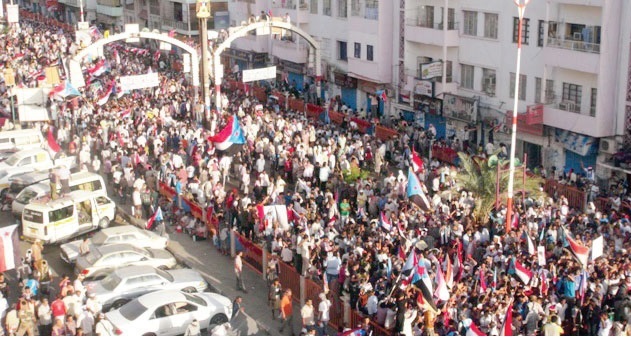 الحراك يزحف الى عدن ليعيق حوار صنعاء