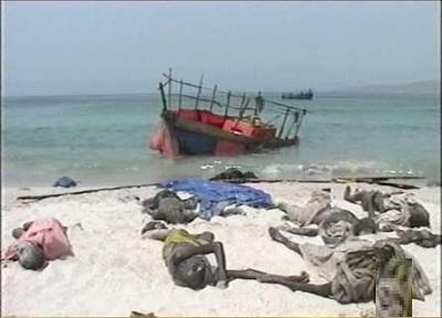 غرق 80 مهاجراً أفريقيا قبالة سواحل اليمن 