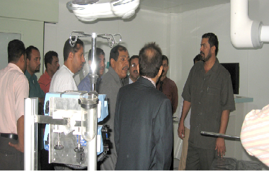 الجفري يزور مستشفى 22 مايو بمديرية بالمنصورة