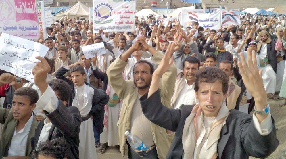 تأكيدات بأن اليمنيين قادرون على اجتثاث الفساد والإرهاب وإشادة بثبات الثوار في أرحب وتعز وأبين