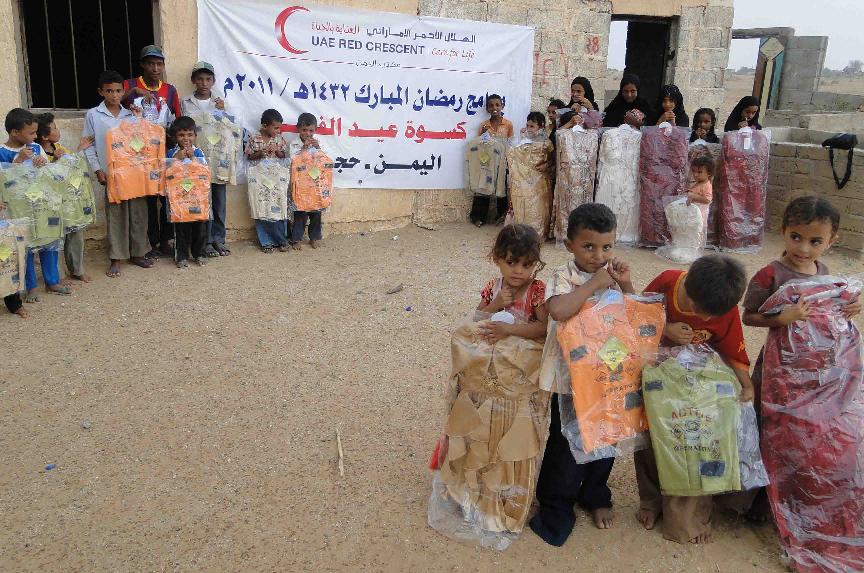 مكتب الهلال الإماراتي باليمن ينفذ عدداً من المشاريع الخيرية بمحافظة حجة
