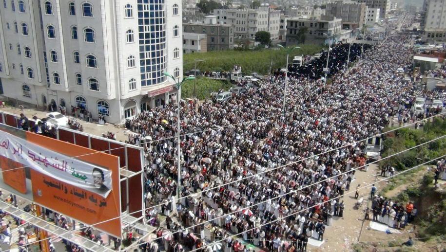 أكثر من مليون مواطن في إب يحتشدون في جمعة الشهيد الحمدي