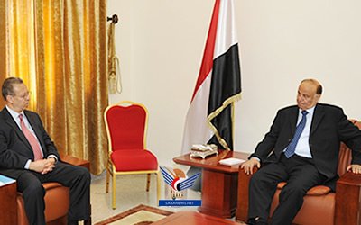 بن عمر للرئيس: أكدت لهم ان المبادرة والقرارات الدولية جاءت باسم الجمهورية اليمنية 