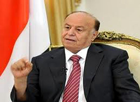 الرئيس هادي يطالب وزراء الحكومة العمل بجدية وإخلاص ويؤكد التنفيذ الحرفي للمبادرة