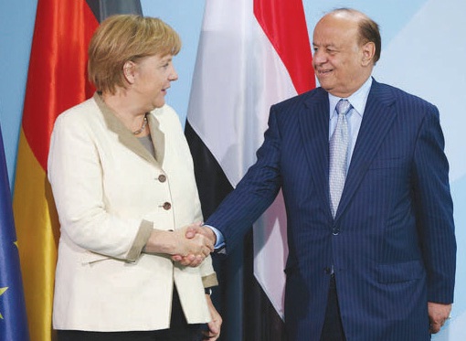 مصدر حكومي: موافقة ألمانيا على استقبال صالح من نتائج جولة الرئيس هادي