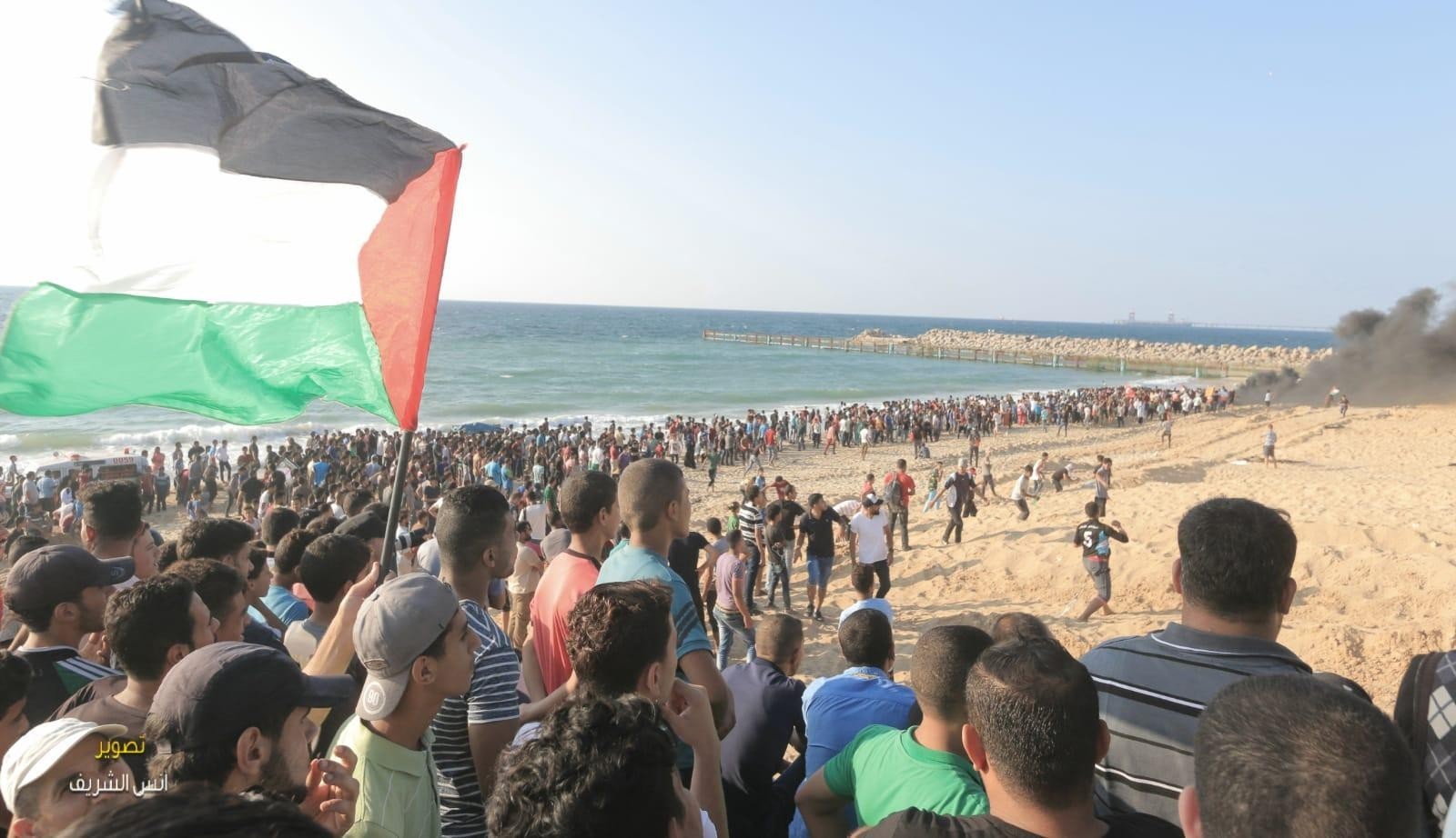 شهيد فلسطيني وعشرات الإصابات شمال قطاع غزة