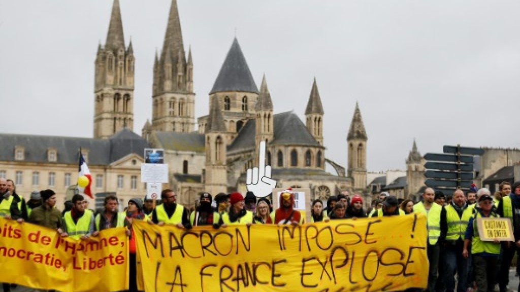 سبت عاشر من تظاهرات “السترات الصفراء” في فرنسا رغم “النقاش الكبير”