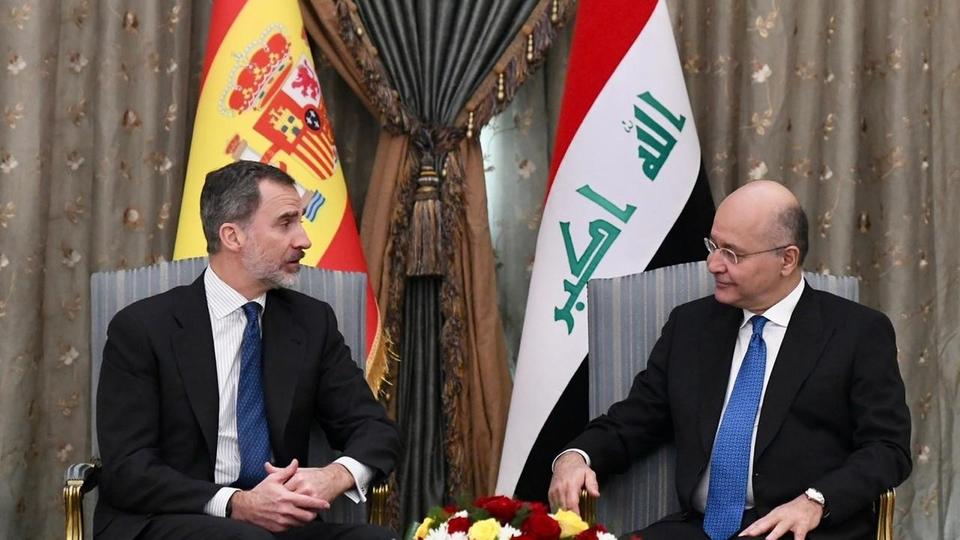 ملك إسبانيا يزور العراق للمرة الأولى منذ 40 عاما