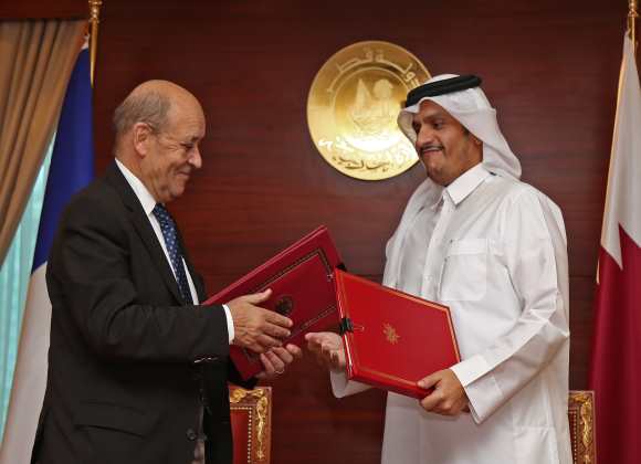 وزيرا خارجية قطر وفرنسا يتفقان على إطلاق حوار استراتيجي بين البلدين