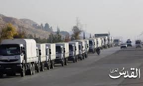 سرقة 90 شاحنة مساعدات أممية في مناطق للنظام كانت متجهة لإغاثة نازحي دير الزور