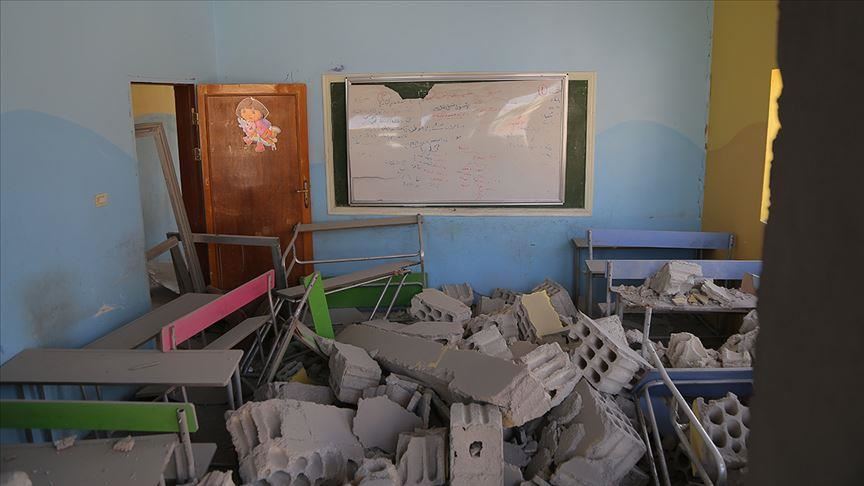 مقتل طفلين في استهداف النظام لمدرسة ضمن ” خفض التصعيد”