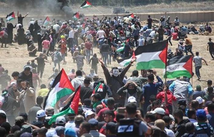 شهيدان وعشرات الجرحى بنيران الاحتلال الإسرائيلي على “مليونية العودة”