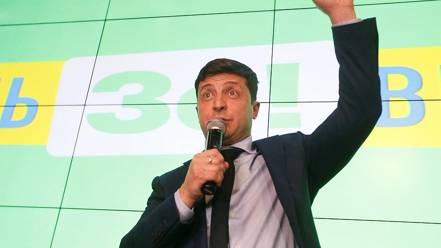 ممثل كوميدي الأوفر حظاً في انتخابات الرئاسة الأوكرانية 