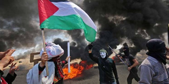 إصابة عشرات الفلسطينيين في مواجهات مع جيش الاحتلال في قطاع غزة خلال إحياء ذكرى النكبة