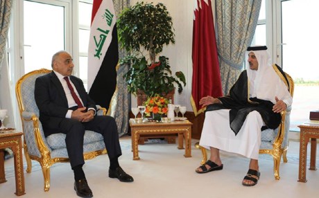 أمير قطر استقبل عبد المهدي… وتداعيات الأزمة الأميركية الإيرانية على طاولة المباحثات