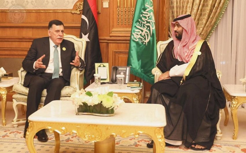 عقب لقاء بن سلمان.. السراج: نتطلع لموقف سعودي يحقن دماء الليبيين