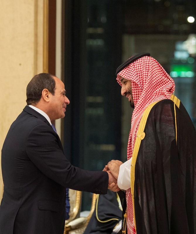 الرئاسة المصرية: الأزمة السورية تصدرت مباحثات الرئيس السيسي مع ولي العهد السعودي