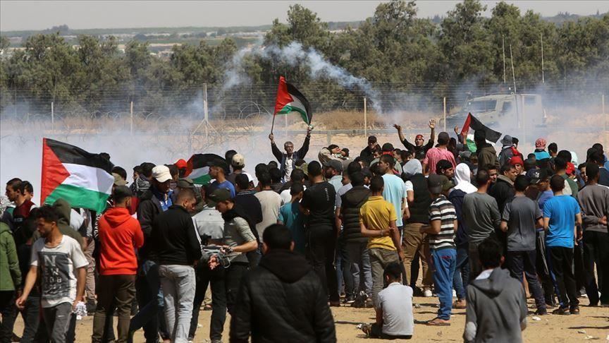 إصابة عشرات الفلسطينيين بالرصاص خلال مشاركتهم في مسيرات العودة شرقي غزة