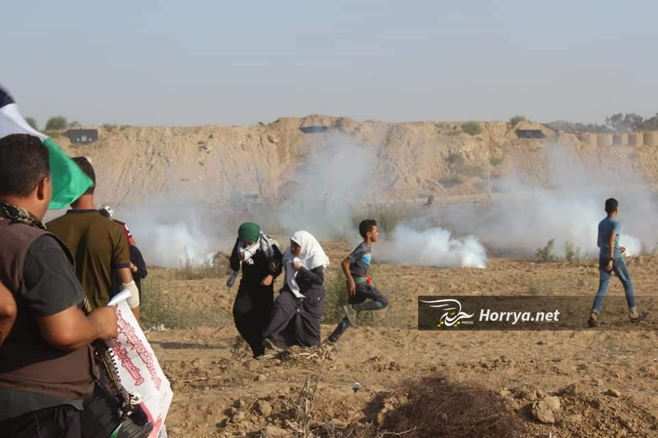 إصابة عشرات الفلسطينيين برصاص الاحتلال الإسرائيلي شرق غزة