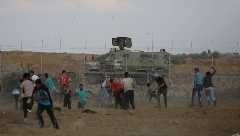 جيش الاحتلال يُصيب 77 فلسطينيا شرقي قطاع غزة