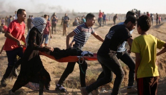 إصابة 145فلسطينيا برصاص الاحتلال الإسرائيلي شرقي قطاع غزة