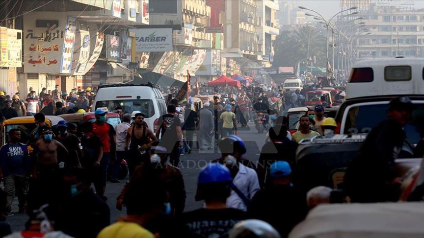مقتل متظاهرين اثنين وإصابة 15 آخرين في ساحة السنك بالعاصمة العراقية