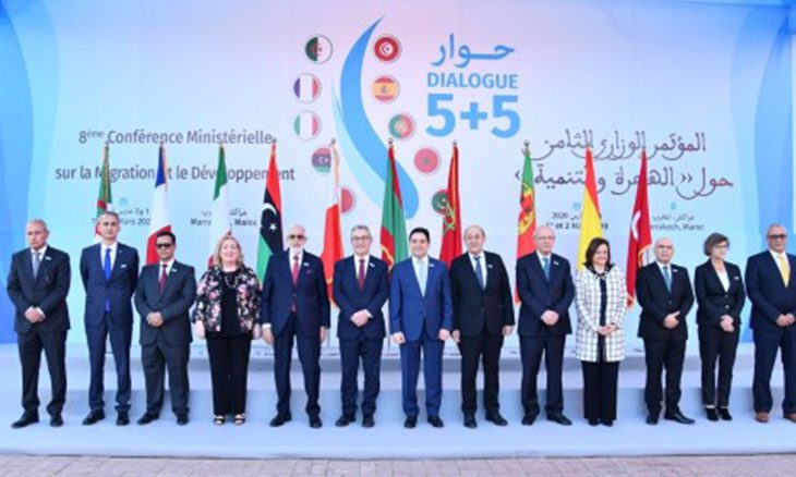المؤتمر الوزاري الثامن 5+5 حول الهجرة والتنمية يبدأ أعماله في مراكش بغياب وزير الخارجية الجزائري