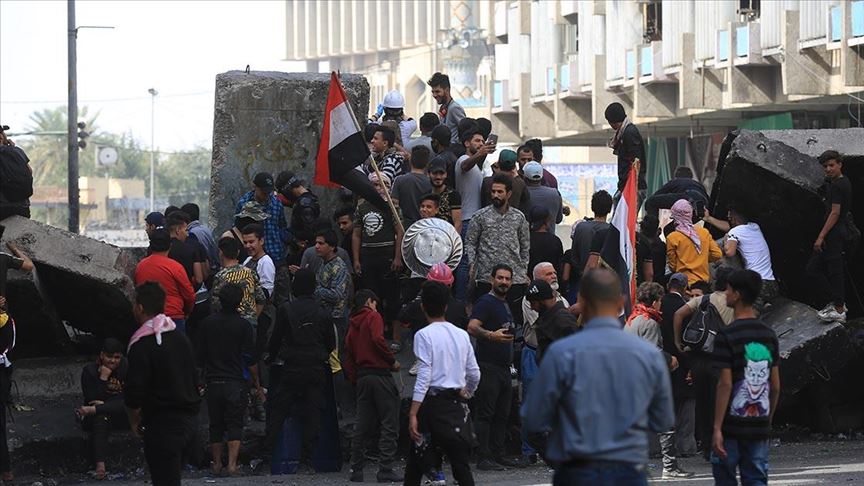 إصابة 16 متظاهراً بمواجهات مع قوات الأمن في بغداد