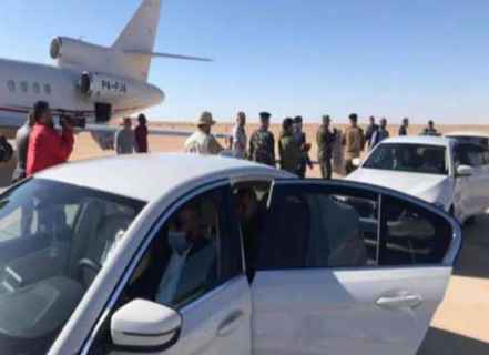 وصول اللجنة العسكرية الليبية المشتركة والمبعوثة الأممية إلى غدامس