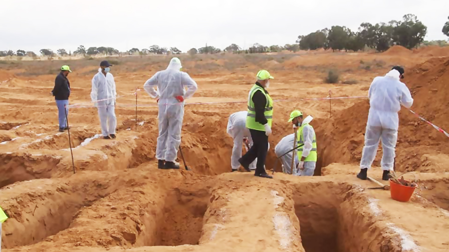ليبيا.. اكتشاف مقبرة جماعية جديدة في ترهونة