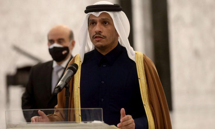 وزير الخارجية القطري ينفي من بيروت وجود مبادرة لـ”مؤتمر دوحة” جديد