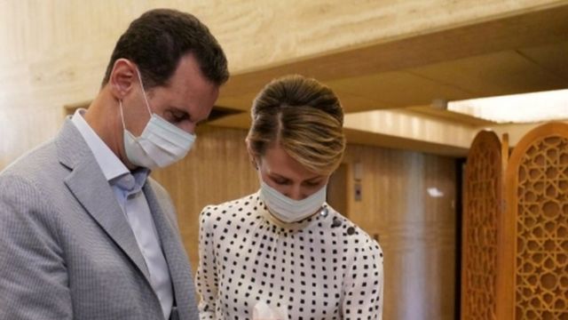 إصابة بشار الأسد وزوجته أسماء بفيروس كورونا