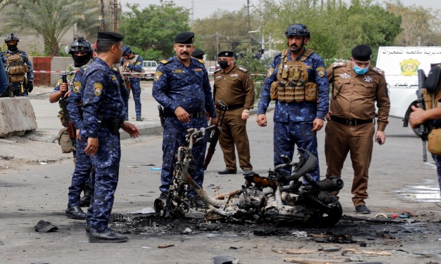 قتيل و4 جرحى بانفجار دراجة مفخخة في بغداد