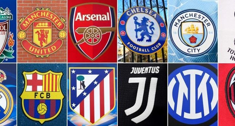 12 نادياً كبيراً ينسفون كرة القدم الأوروبية باطلاق 