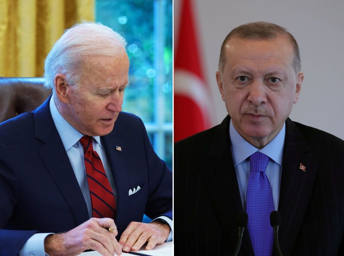 بايدن تباحث هاتفيا مع الرئيس التركي.. ومصادر تقول إنه أبلغه اعتزامه الاعتراف بـ