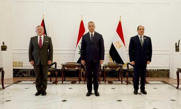 توافق عراقي مصري أردني بشأن فلسطين ومكافحة الإرهاب وسد “النهضة”