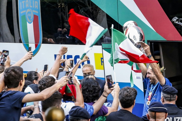 كأس أوروبا.. المنتخب الايطالي المتوج يعود إلى روما