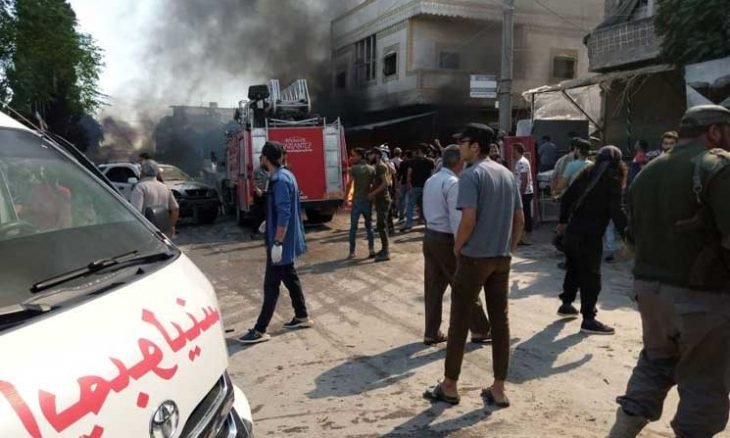 مقتل شخصين وإصابة 20 بتفجيرين في مدينة جرابلس السورية