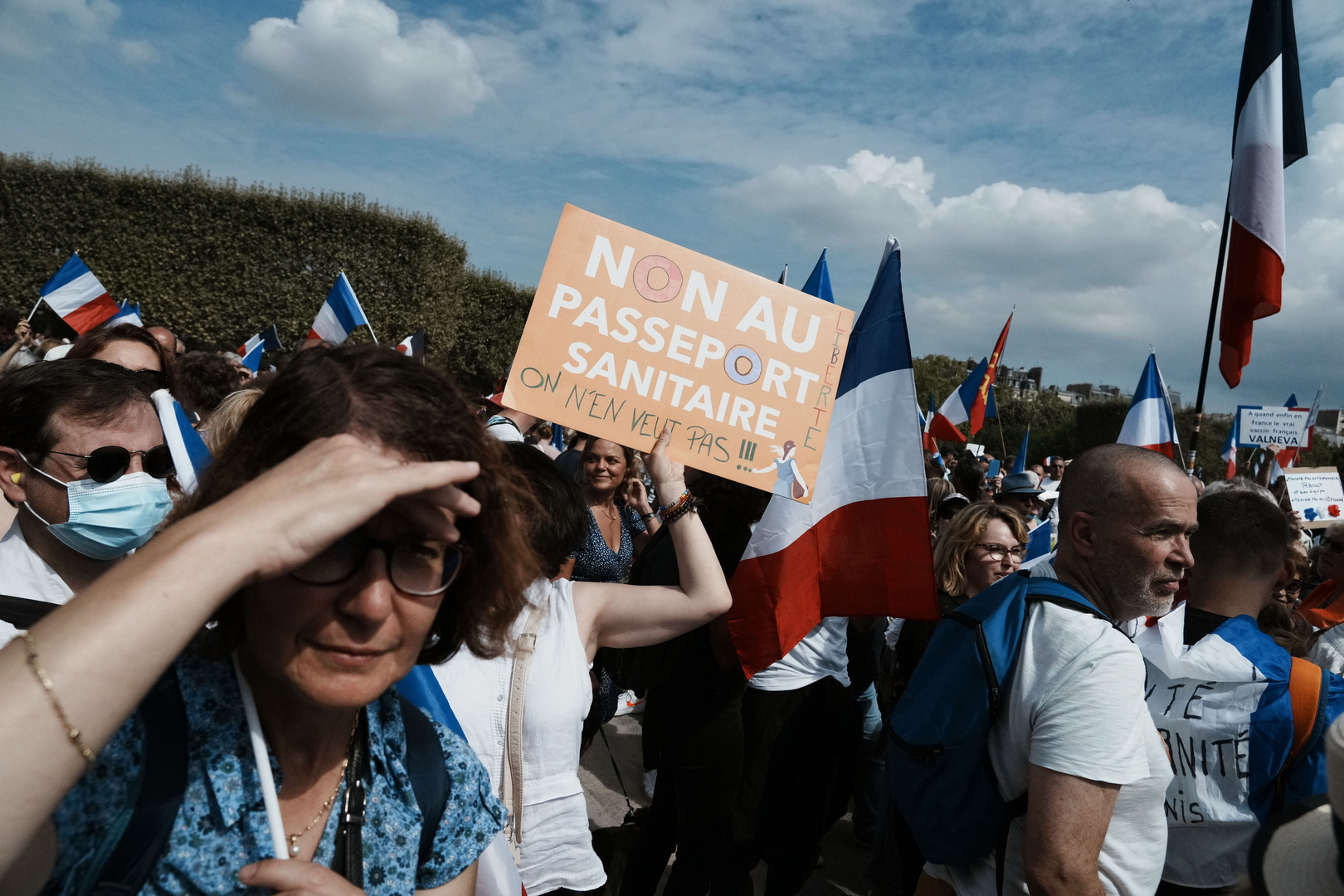 احتجاجات أسبوعية جديدة ضد التصاريح الصحية في باريس