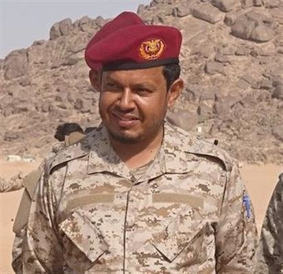 قائد اللواء الأول حرس حدود يشيد بالجاهزية القتالية والروح القتالية ويؤكد ان حسم المعركة ضد  الحوثي هدف لا رجعة عنه