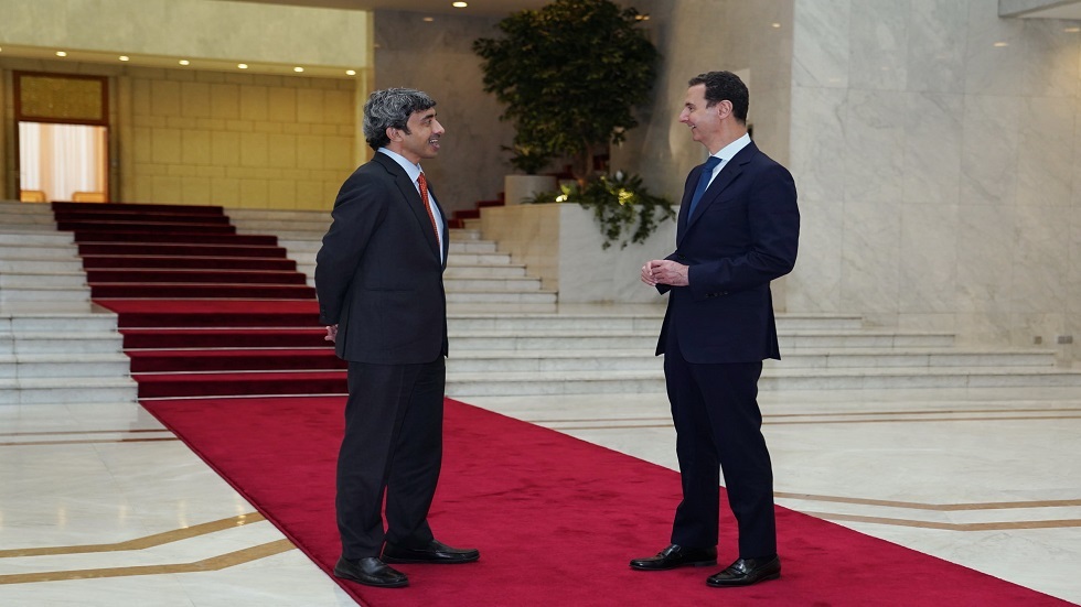 النظام السوري: زيارة وزير الخارجية الإماراتي لدمشق خطوة شجاعة