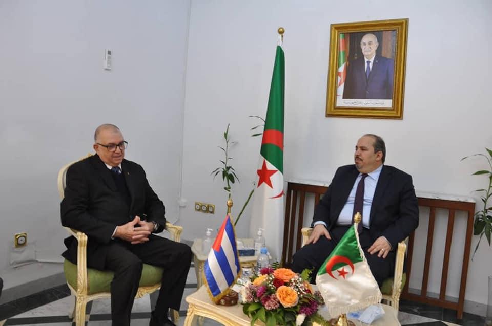 تطابق في وجهات النظر الجزائرية- الكوبية فيما يتعلق بالقضيتين الفلسطينية والصحراوية