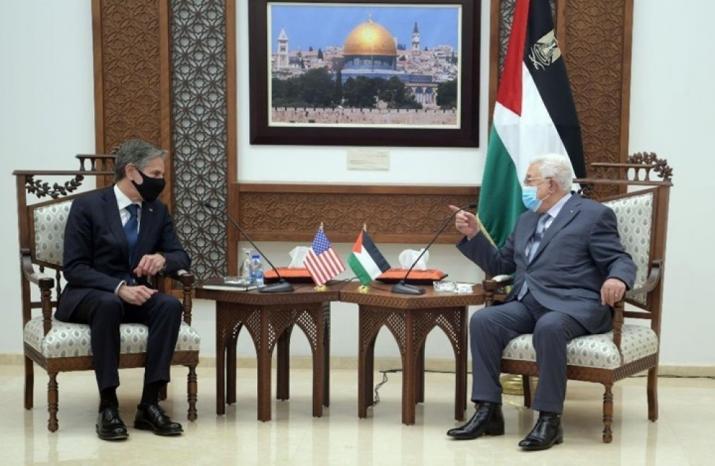 اتصال هاتفي بين عباس وبلينكن قبل اجتماعات مرتقبة للمجلس الوطني الفلسطيني