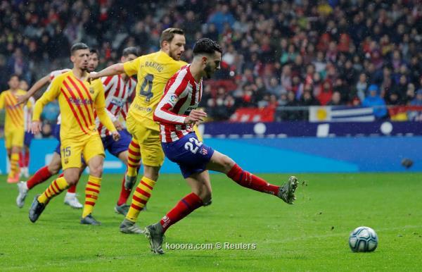 معركة طاحنة بين برشلونة وأتلتيكو على المركز الرابع بالدوري الاسباني