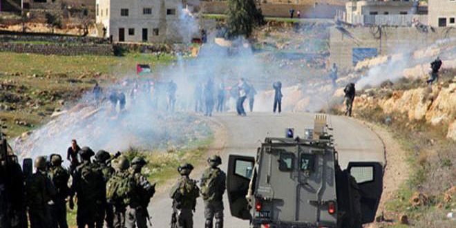إصابة عشرات الفلسطينيين برصاص الاحتلال إثر قمعه مظاهرات رافضة للاستيطان في الضفة الغربية
