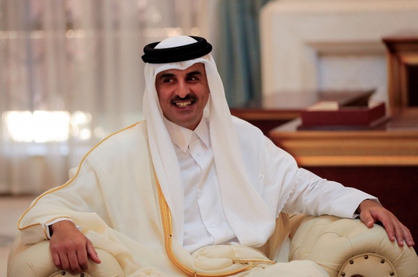 أمير قطر يستقبل قيادة الإتحاد العالمي لعلماء المسلمين