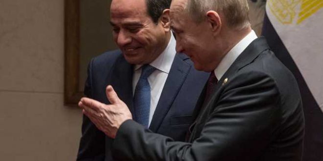 السيسي لبوتين: يجب تغليب لغة الحوار.. ومصر تدعم المساعي الدبلوماسية في الأزمة الروسية الأوكرانية