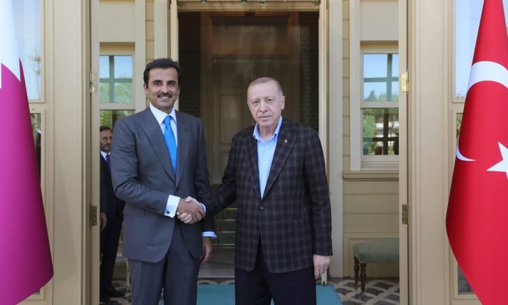 أردوغان يلتقي أمير قطر في إسطنبول