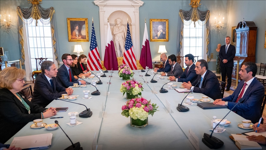 مباحثات قطرية أمريكية حول التطورات الإقليمية والدولية